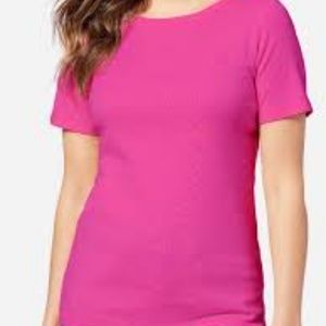 Pendleton Silk Short Sleeve Top Blouse